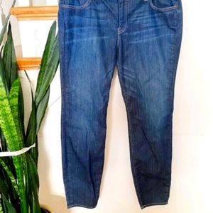 Lucky Brand Ginger Skinny Blue Denim Jeans sz 14W